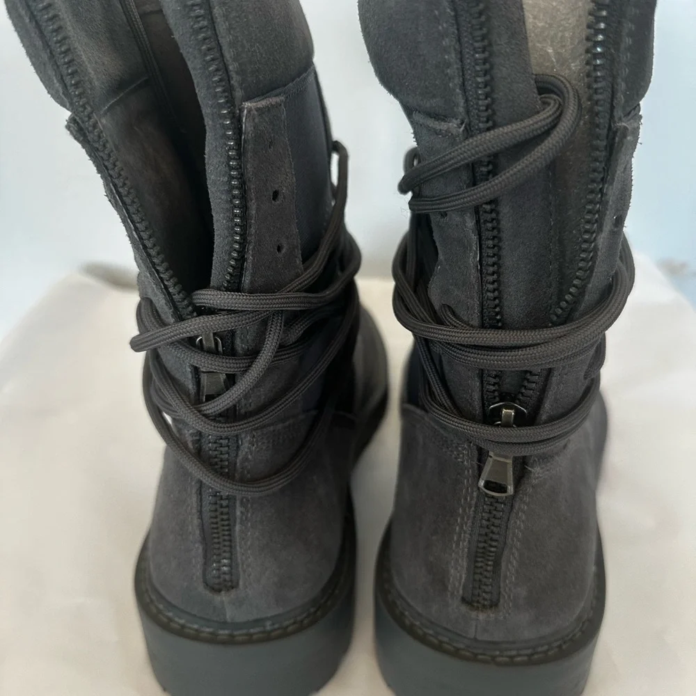 Saint Morta Men's Gray Suede Boots B84